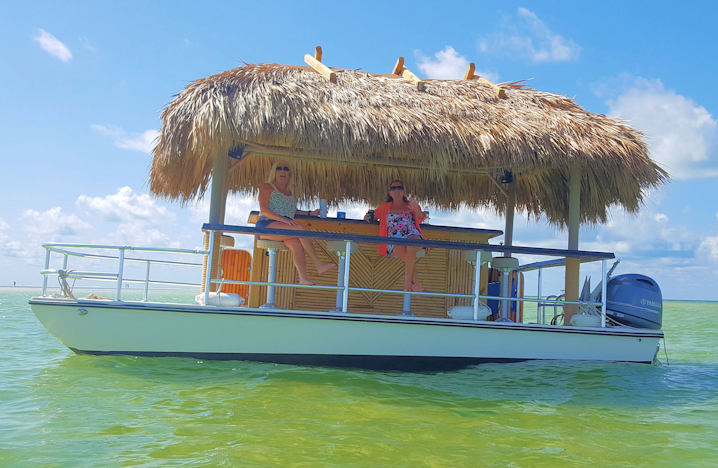 Tiki Bar Boat Weddings Florida Affordable Wedding On A Tiki Boat